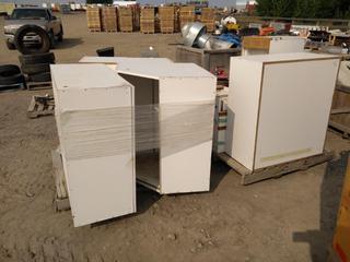 Quantity of Assorted Wooden Cabinets.