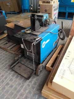 Miller Dimension NT Welder & Miller S-60 Series Wire Feeder on Cart.