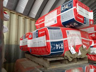 (3) R14 Rockwool 22 Degree Celsius Comfort Batt Home Insulation.