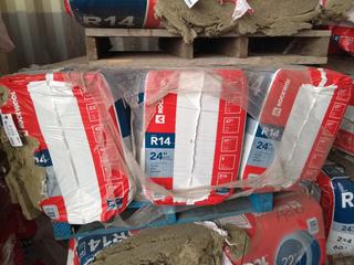 (3) R14 Rockwool 22 Degree Celsius Comfort Batt Home Insulation.