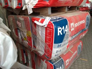 (3) R14 Rockwool 22 Degree Celsius Comfort Batt Home Insulation.