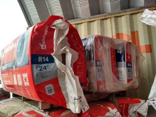 (3) R14 Rockwool 22 Degree Celsius Comfort Batt Home Insulation.