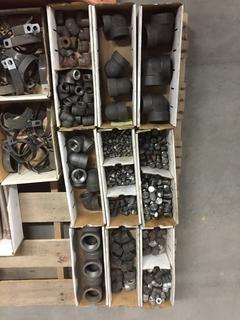 Quantity of Assorted Threaded Pipe Fittings.