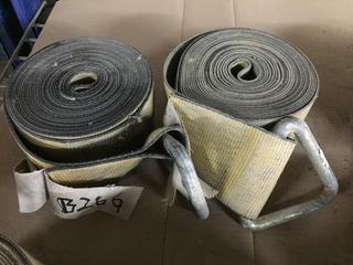 (2) 5400lb Tie Down Straps.