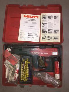 Hilti DX 450 Powder Actuated Fastening Tool.