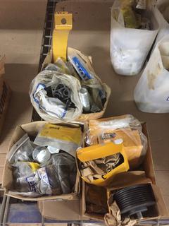 (3) Boxes of Assorted Cat Parts, Seals, Pulleys, Etc.