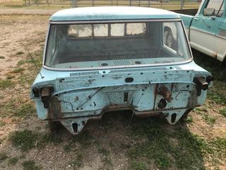 Selling Off-Site - 527 North 200 East, Raymond, AB -  1967 Ford Cab w/ Doors.