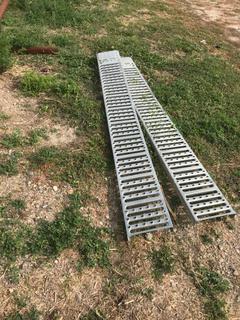 Selling Off-Site - 527 North 200 East, Raymond, AB -  Pv Aluminum Loading Ramps. 7 ft.