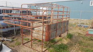 Selling Off-Site - 527 North 200 East, Raymond, AB -  Stock Rack Fits 8 ft Truck Box.
