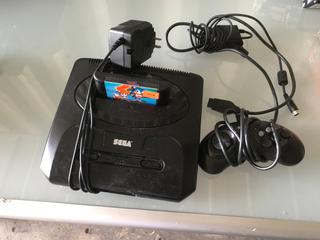 Selling Off-Site - 527 North 200 East, Raymond, AB -  Genesis Sega Game Console w/ Sonic 2 Hedgehog 2.