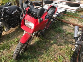 Selling Off-Site - 527 North 200 East, Raymond, AB -  1984 Yamaha S/N JYA49G000EA000254. (Parts).