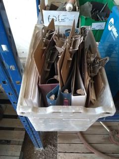 Quantity of Clip Boards, Binders & Paper.