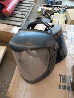 Sand Blaster Face Shield & Welders Helper Face Shield.