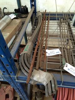 Quantity of Decorative Wrought Iron Rail Bars, 42" & Under.