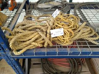 Quantity of Rope & Lanyards.