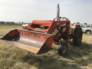 *SELLING OFFSITE COALDALE, AB* 1972 Case 870 Agri-King FEL Tractor c/w 72HP, Du-All Front End Loader, (2) Hydraulic Outputs, 540 PTO, Diesel.