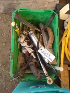 Quantity of Assorted Tools, Air Impact Sockets, Torque Wrench & Clamps.