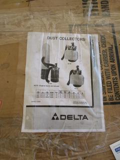 Delta Dust Collector 2 Hp in Box.