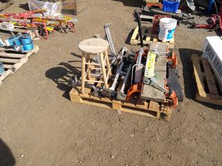 Drywall, Painter Stilts, Ladder Jacks, Saw Horses, Ladder Stabilizer, Work Platform.