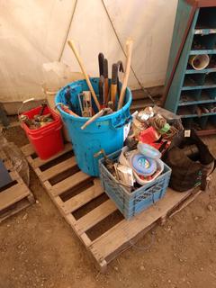 Quantity of Plumbing, Lawncare Accessories, Pruning Shears, Bolts Cutters.