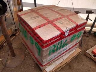 Pallet of New Unused Moving Boxes.