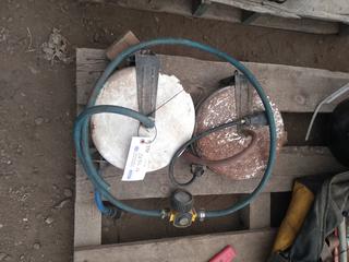 (2) Hose Reels & Hoses.