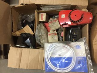 Box of Assorted Small Engine Parts.