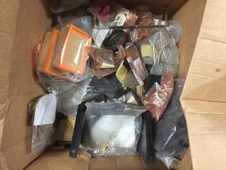 Box of Assorted Small Engine Parts.