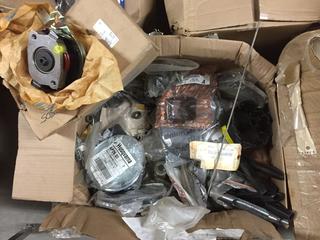 Box of Assorted Small Engine Parts.