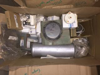 Box of Wisconsin Engine Parts.