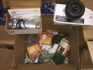 Box of Assorted Small Engine Parts.