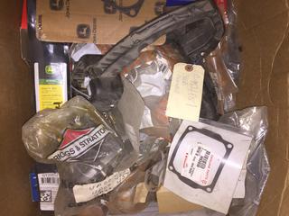 Box of Assorted Small Engine Parts.