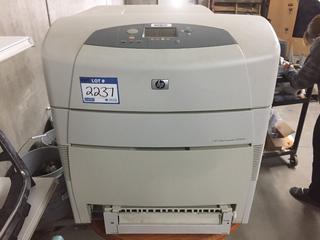 Hewlett Packard Color LaserJet 5550DN Printer.