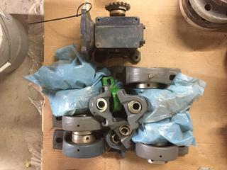 Quantity of Pillow Block Bearings & Gear Box.