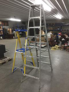 8' Aluminum Step Ladder.