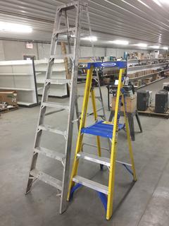 6' Fiberglass Step Ladder.