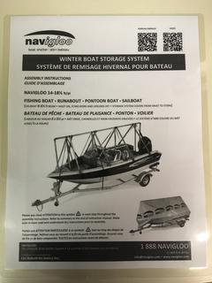 Navigloo Winter Boat Storage System. Manual in Office.