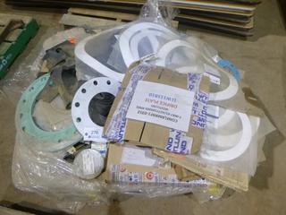 Qty of Rubber and Plastic Gaskets, Gasket Material