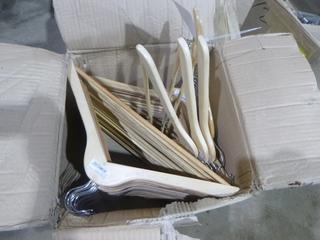 Qty of Wooden Hangers