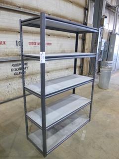 5 Tier Shelving Unit, 49" x 19" x 72"