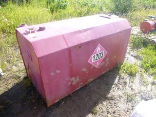 Mobile IBC Slip Tank 800L, S/N T-400864, Gasoline, * Note Missing Caps*