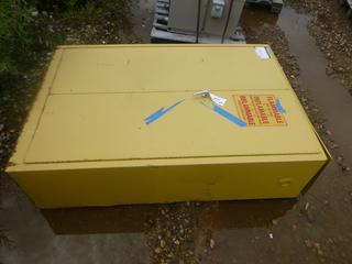 Protectoseal Flammable Liquid Storage Cabinet, Model 6545PS, 43 1/2" x 18" x 65"  * Damaged*