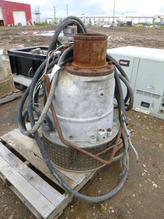 Gorman Rupp Submersible Dewatering Pump, Model 58A1, 95HP, 460V, 100 Amps, 3 Phase *Running Condition Unknown*