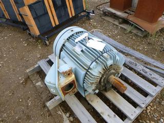 Teco Motor, 1180 RPM, 575V, 3 Phase, 38 Amp, SN CQ7525060012 *NOTE: Running Condition Unknown*