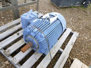 Teco Electric Motor For Hazardous Locations, 30 HP, 29.1 Amp, 575V, 1180 RPM, SN GX0127655003 *NOTE: Running Condition Unknown*