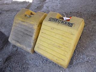 (2) Monster -Chocks Wheel Blocks, Model MC1912