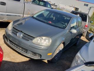 2007 Volkswagen Rabbit C/w 2.5L, 5-Cyl, A/T, A/C, 195/65R15 Tires At 10%. VIN WVWDR91K87W014330 *NOTE: Running Condition Unknown, No Key*