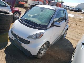2013 Smart Fortwo SE Coupe C/w 1.0L Gas, A/T,  A/C, Leather, 175/55R15 Tires, VIN WMEEJ3BA0DK643065 *NOTE: Flood Damage, Running Condition Unknown, No Key*