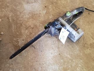 Earthwise 14" Electric Chainsaw, Model CS30014, S/N YAT1951511