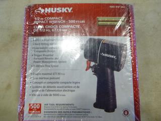 (1) Husky 1/2" Compact Impact Wrench (G1)